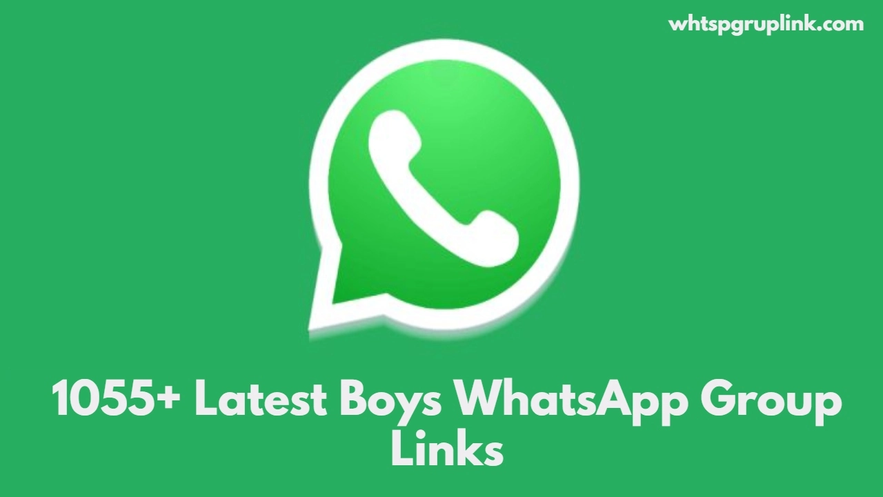 Boys WhatsApp Group Links