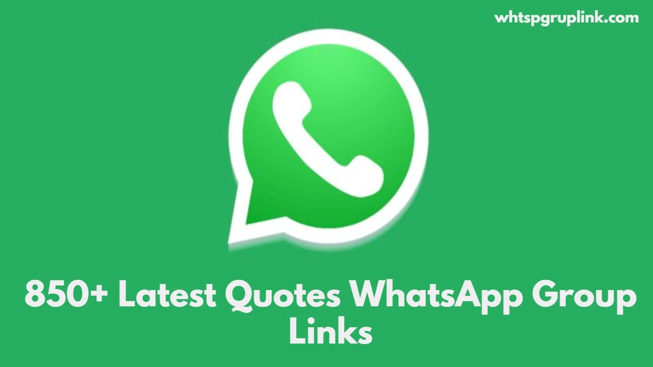 Quotes WhatsApp Group Links