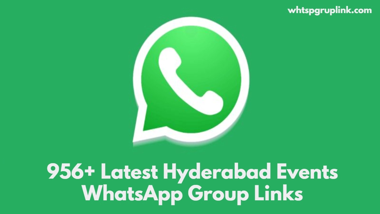 Hyderabad Events WhatsApp Group Links