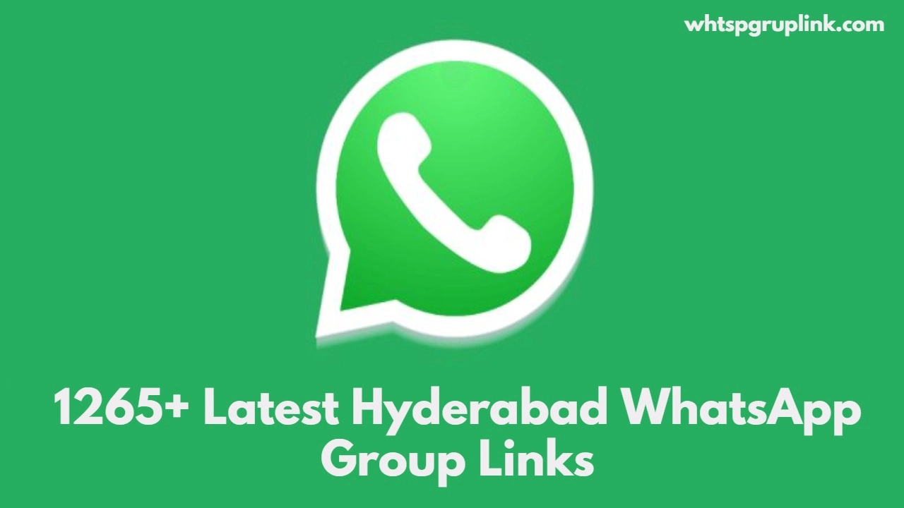 Hyderabad WhatsApp Group Links