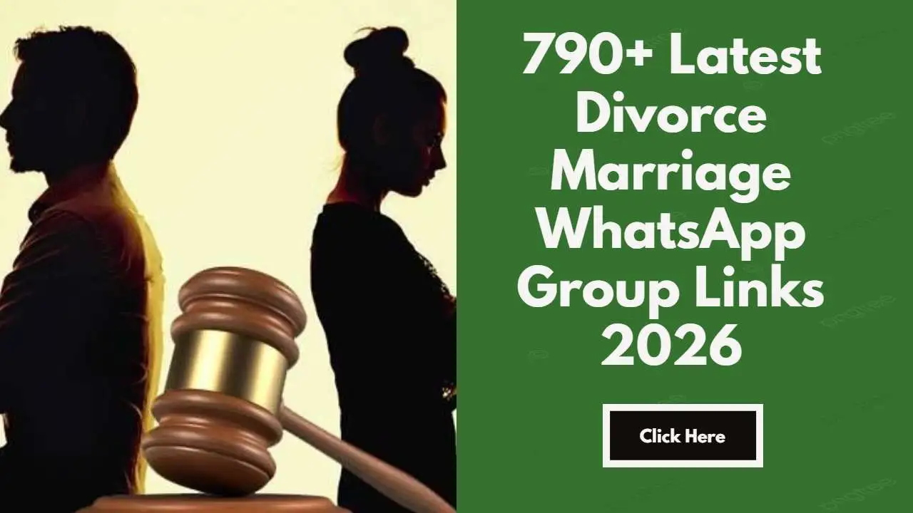 Divorce Marriage WhatsApp Group Links