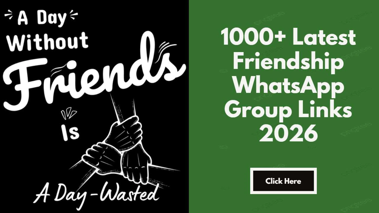 Friendship WhatsApp Group Links