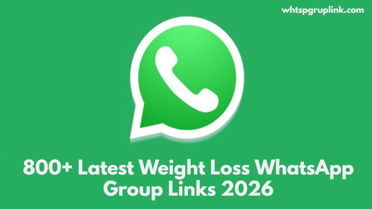Weight Loss WhatsApp Group Links 2026