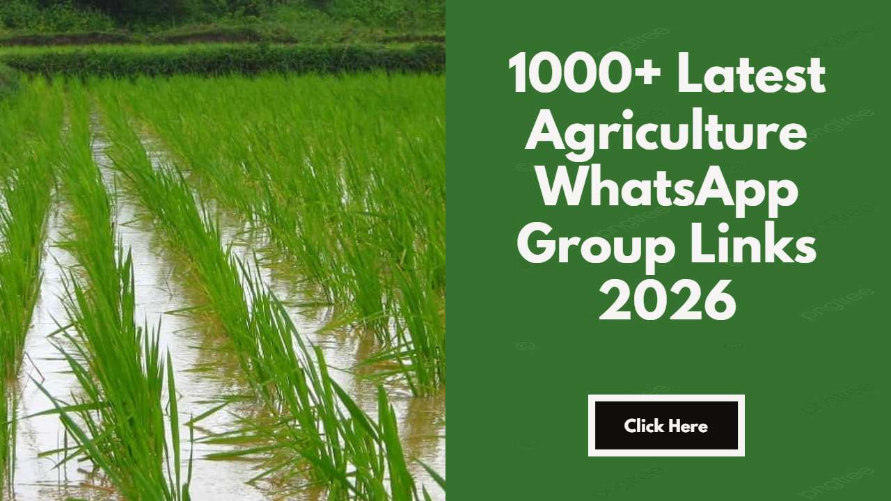 Agriculture WhatsApp Group Links
