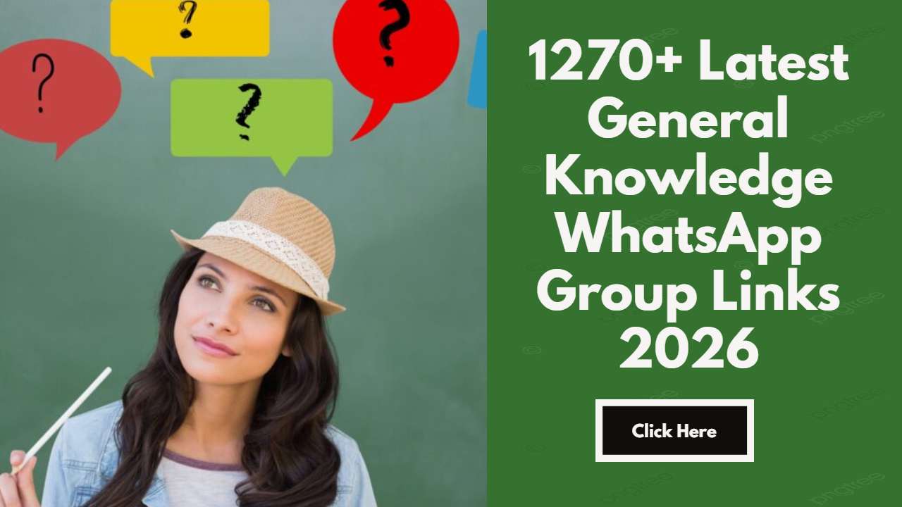 General Knowledge WhatsApp Group Links